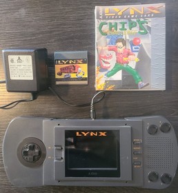 Atari Lynx Model 1 System W/ Power Supply + Sealed Game + More PAG-0201