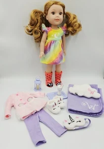 American Girl Wellie Wishers Willa Doll + Costco Exclusive Set - 14.5 Inch Doll - Picture 1 of 7