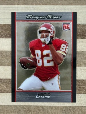 2007 Bowman Chrome Football Dwayne Bowe Rookie Card #BC78 - Image 1 of 2