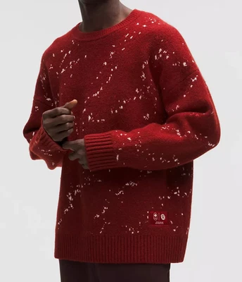 LULULEMON TEAM CANADA HOMBRE ALPACA JACQUARD SUÉTER~2026 OLÍMPICO~XS~S~M~L~XL~XXL Foto 1 de 4