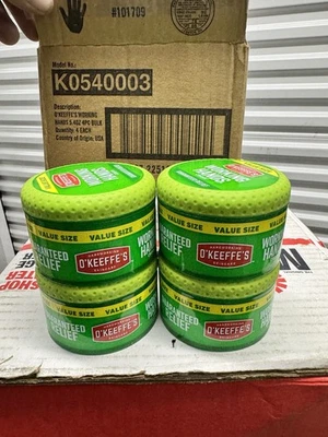 Crema de manos O'Keeffe's Working Hands para sequedad extrema - Tarro de valor de 5,4 OZ paquete de 4 Foto 1 de 4