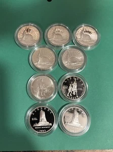 modern commemorative half dollar (9 pcs) - Picture 1 of 2