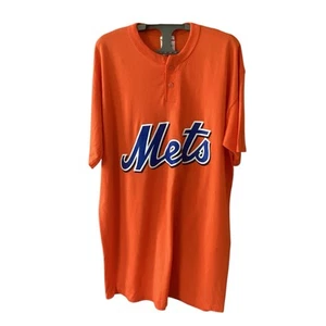 Camiseta Jersey Majestic Mets Nueva Sin Etiquetas Talla XL Naranja - Imagen 1 de 6