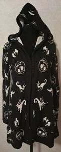 TORRID Sz 00 M 10 Nightmare Before Christmas Cardigan Open Front Sweater Jack - Picture 1 of 20