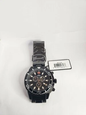 mens watches, diver, water resistant, stainless steel, swiss movement,  - Image 1 of 4