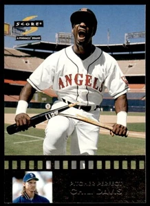 1997 Score Pitcher Perfect Chili Davis California Angels #8 - Picture 1 of 2