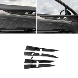 For Kia K5 2021-2023 Carbon Fiber Car Interior Door Handle Frame cover Trim 5pcs - Picture 1 of 12