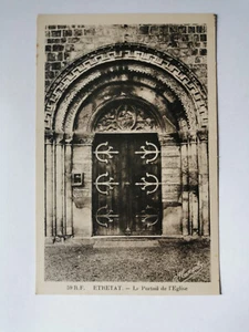 CPA 76 ETRETAT - Le Portail de l'Eglise - Imagen 1 de 2