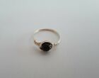 Black Obsidian Gemstone Ring ~ Any Size ~ Nickle Free/tarnish Free
