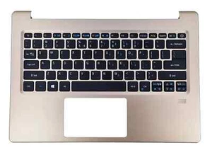 NEW ACER ACER SWIFT 1 SF113-31 PALMREST WITH KEYBOARD US GOLD B133HAN04.4 - Picture 1 of 2