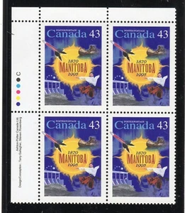 1995 Canada SC# 1562 UL - Manitoba 125th Anniversary Plate Block M-NH # 3365a - Picture 1 of 1