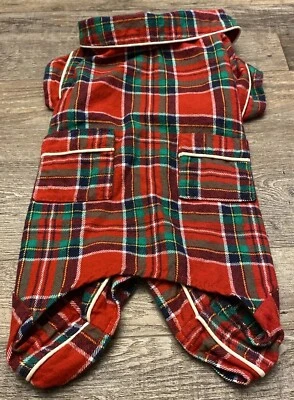 Christmas Dog Pijamas Size Medium Hotel Doggy - Image 1 of 4