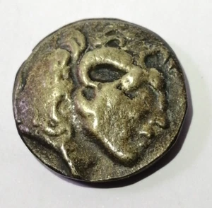 MONEDA ALEJANDRO EL GRAN GUERRERO GRIEGO ANTIGUO REY DEL REINO BACTRIANO - Imagen 1 de 2