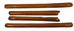 For Mercedes W108 SE SHORT BODY ZEBRANO DOOR WOOD TRIM SET 4 PIECES - Bild 1 von 6
