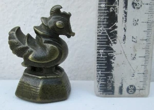 ¡SUPER RARO! Pato besador peso bronce opio del siglo XIX 160 g - Imagen 1 de 4
