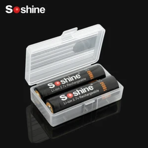 1Pcs Box Plastic With Hook Soshine Case 18650 Storage Battery For 18650 Cells - Picture 1 of 16