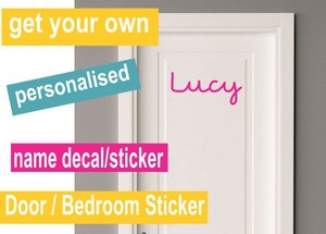 Personalised Love Island Bedroom Door / Wall Decal / Large Sticker - Exact Font