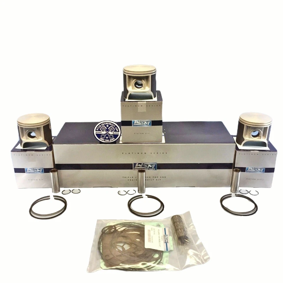 NUEVO 81.50mm OVER PLATINUM WSM KIT EXTREMO SUPERIOR POLARIS 1050 1996-2002 SL SLTX SLX Foto 1 de 4