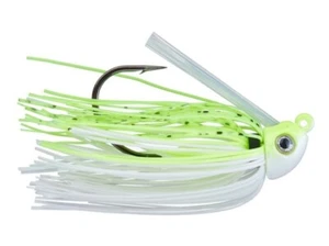 Terminator Heavy Duty Swim Jig - Chartreuse and White Shad - 1/2 oz - Picture 1 of 1