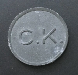 Belgian Congo Token CK Star Compagnie du Kasai 1901-1961 Belgium Zinc - Picture 1 of 2