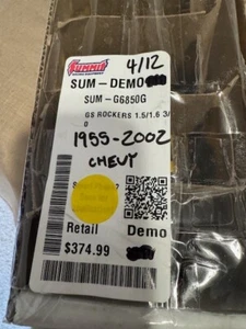 Summit Racing SBC rocker arms 3/8 roller 1.6 ratio Chevy 327 350 383 400 - Picture 1 of 5