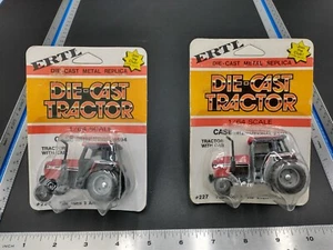 2X ERTL Case International 2594 Die-Cast Metal Replica 1/64 Tractors w/Cab #1769 - Picture 1 of 10