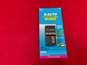X-ACTO 410 X410 GENERAL PURPOSE CURVED #10 KNIFE BLADES (15) REPLACEMENT vintage - Picture 1 of 3