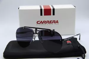 NEW CARRERA 1032/S V81IR BLACK AUTHENTIC SUNGLASSES W/CASE 62-12 - Picture 1 of 6