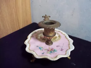 MEISSEN PORCELAIN H P 1763 CANDLE HOLDER #1618 - Picture 1 of 4