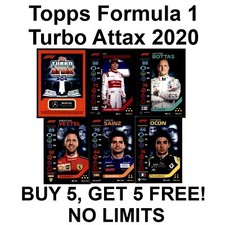TOPPS FORMULA 1 TURBO ATTAX 2020 **Please Select Cards**