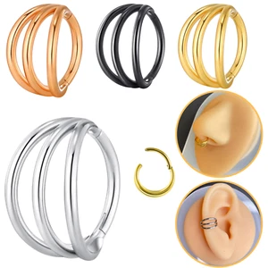 Piercing Chirurgenstahl septum piercing für Septum, Nase, Lippe, Ohr - Bild 1 von 9