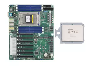 ASRock ROMED8-2T + AMD EPYC 7B13 64cores 128threads 2.25Ghz combination - Picture 1 of 5