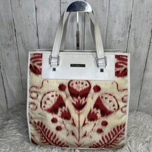 Gucci Nylon Tote Bag Auth Beige Red Medium Women From Japan - Picture 1 of 20