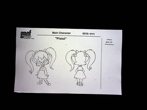 Disney's GOOF TROOP 1991 Production Studio COPY Model Sheet Guide Page - Bild 1 von 2