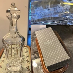 NEW MINT BOXED 13” WATERFORD DECANTER SHEILA / KATHLEEN SLICE FACET CUT GLASS - Picture 1 of 20