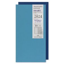 Traveler's Notebook Refill 2024 A5 Slim Weekly 14473006 (Starting in Jan...
