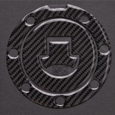 Oil Fuel Gas Cap Carbon Fiber Cover Sticker Guard For Honda CBR600RR 2003-2011 - Image 1 of 4