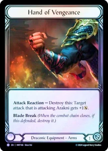 FAB COLD FOIL Mano de Venganza - La Tarjeta Cazada # 146 - Imagen 1 de 1