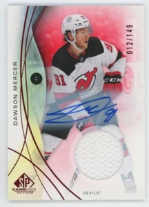 2024-25 SP GAME USED Dawson Mercer RED AUTO JERSEY /149 - Picture 1 of 2