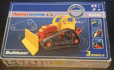 Bulldozer fischertechnik 520395 - 3 modelos 85 peças - Fabricado na Alemanha - Novo lacrado - Imagem 1 de 4
