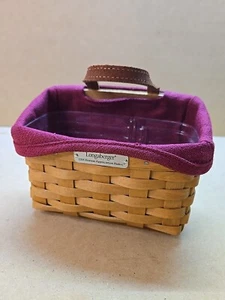 Longaberger 2006 Hostess Appreciation Basket With Protector and Paprika Liner - Picture 1 of 8