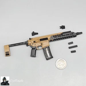 1:6 scale Easy & Simple MCX Carbine Pistol w/ Folding Stock for 12" Figures - Picture 1 of 7