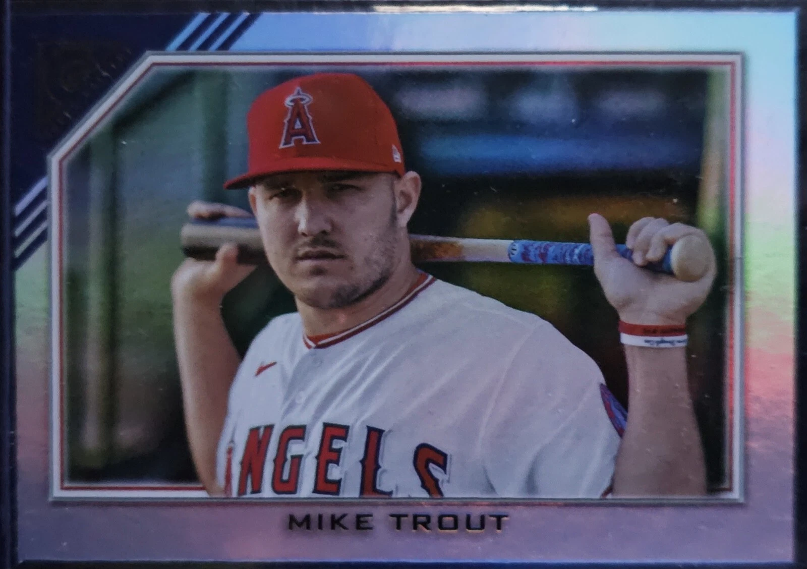 2022 Topps Gallery - Mike Trout Rainbow Foil Refractor - Los Angeles Angels