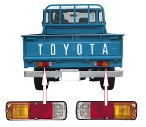 PAIR REAR TAIL LOWER LIGHT LAMPS for TOYOTA FJ45 FJ40 1974-1980 - Picture 1 of 5