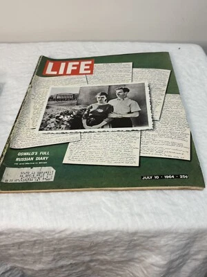 Life Magazine Lee Harvey Oswalds Full Russian Diary July 10 1964 JFK Story - Image 1 of 2