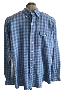 Vineyard Vines Slim Fit Crosby Bottoni Taglia XXL Pkt Cotone/Lino Pit To Pit26 - Foto 1 di 14