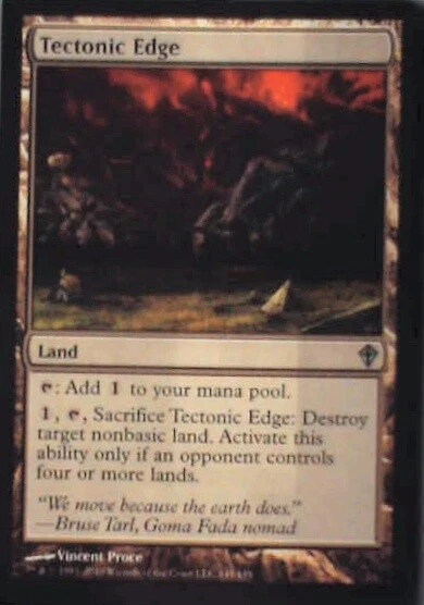 Tectonic Edge - Worldwake: #145, Magic: The Gathering Nm R106 - Image 1 of 1