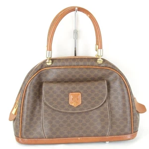 USED CELINE Macadam Handbag Half-moon bag - Picture 1 of 10