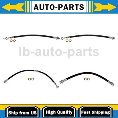 4x Manguera de freno delantera trasera para Infiniti Q50 2019 Infiniti Q60 2019 Foto 1 de 4