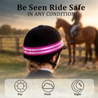 Elasticated Hi Viz Reflective Hat Head Band | Horse Riding Kids Adult Equestrian